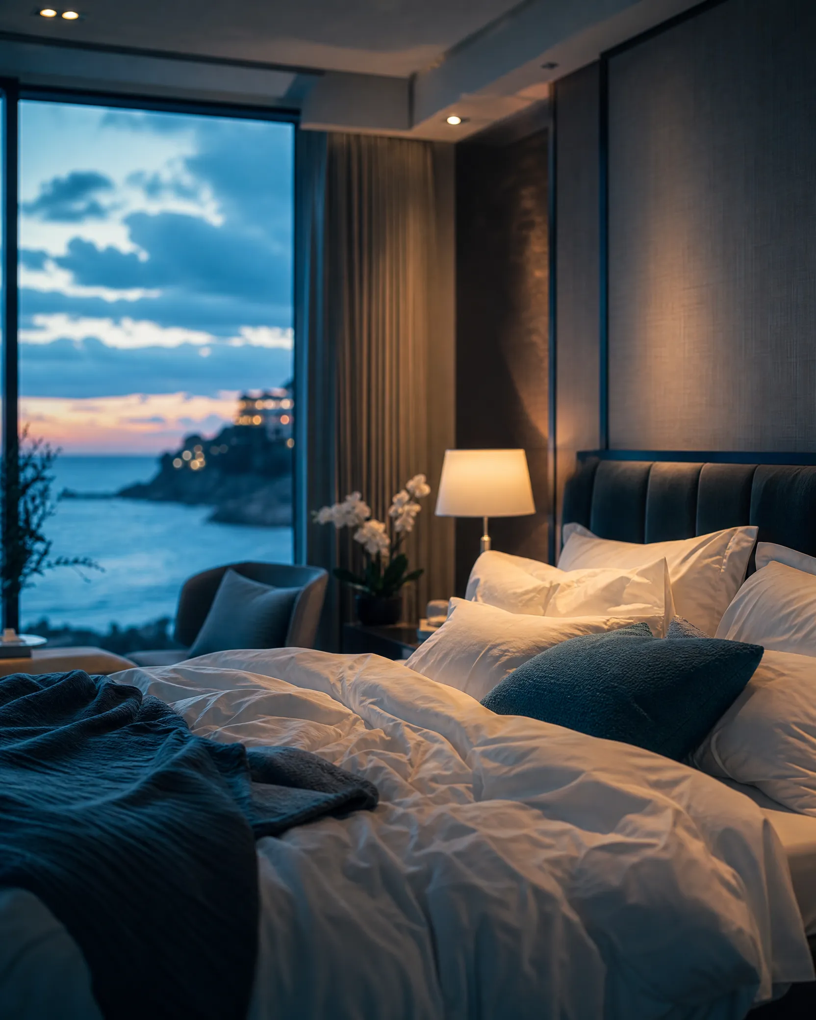 Luxury bedroom interior